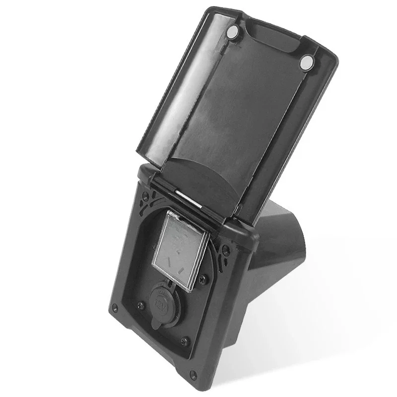

RV outdoor power socket, external power box, external power socket, RV modification supplies Daquan