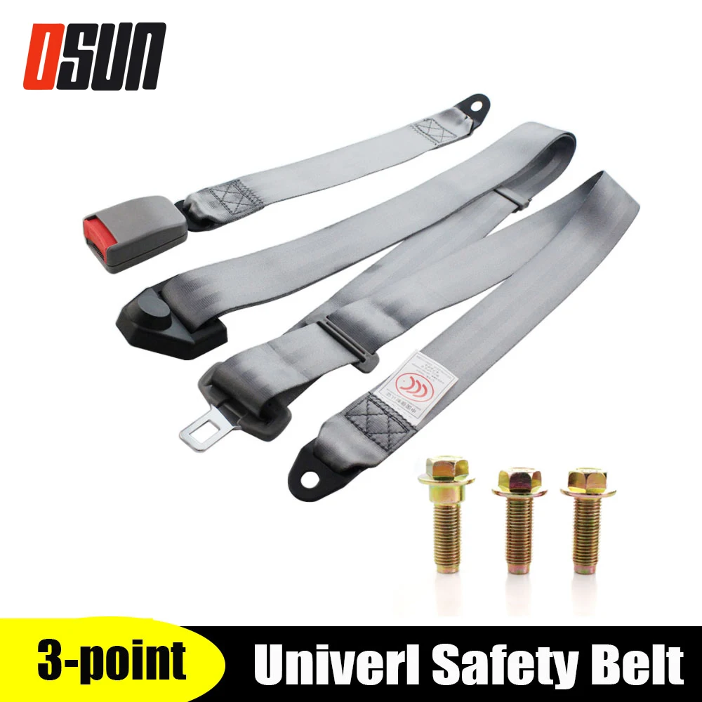 Universal Three-point Belt Buckle Seatbelt  Car Seat Belts Clip Belt Extension Plug Car Safety Belt Retainer Truck Seat Safety