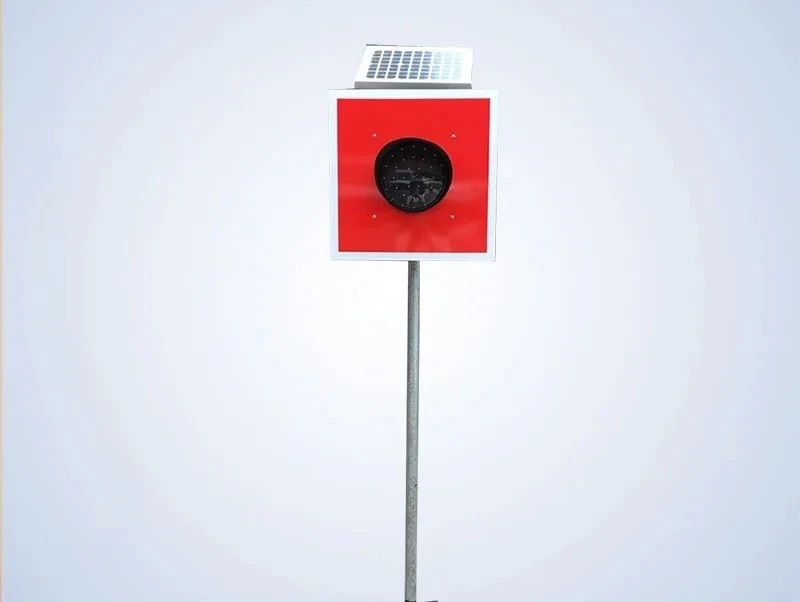 Solar Earth Stop Light Railcar Block Indicator Line Terminal