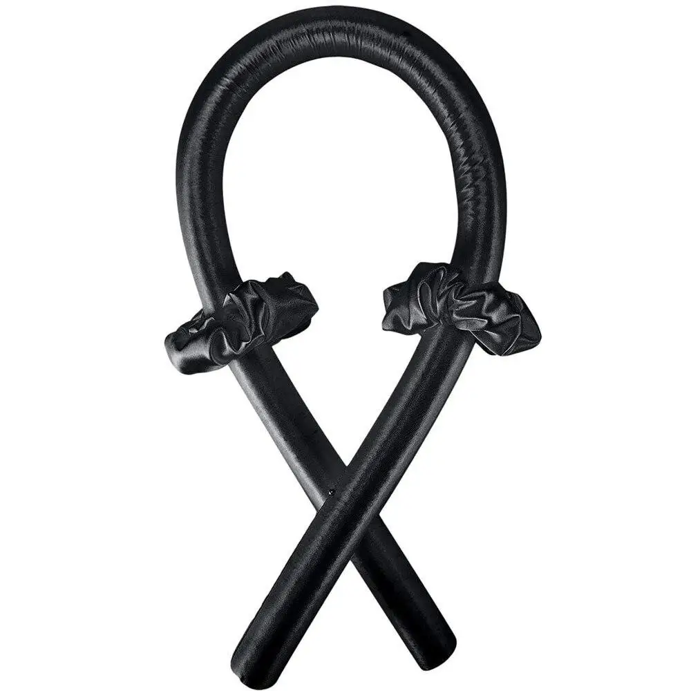 HeatlessHair Rollers Headband Curling Rod Foam Curler Silk Curling Ribbon Hair Ring DIYHair Styling Tools Make Hair Curls