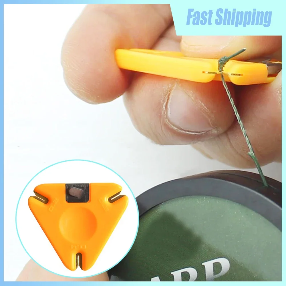 

1pc Carp Fishing Line Peeling Tool Fishing 3 Size Stripper Rig Tool Yellow Fishing Line Coated Cutter Tool Tackle Accessories