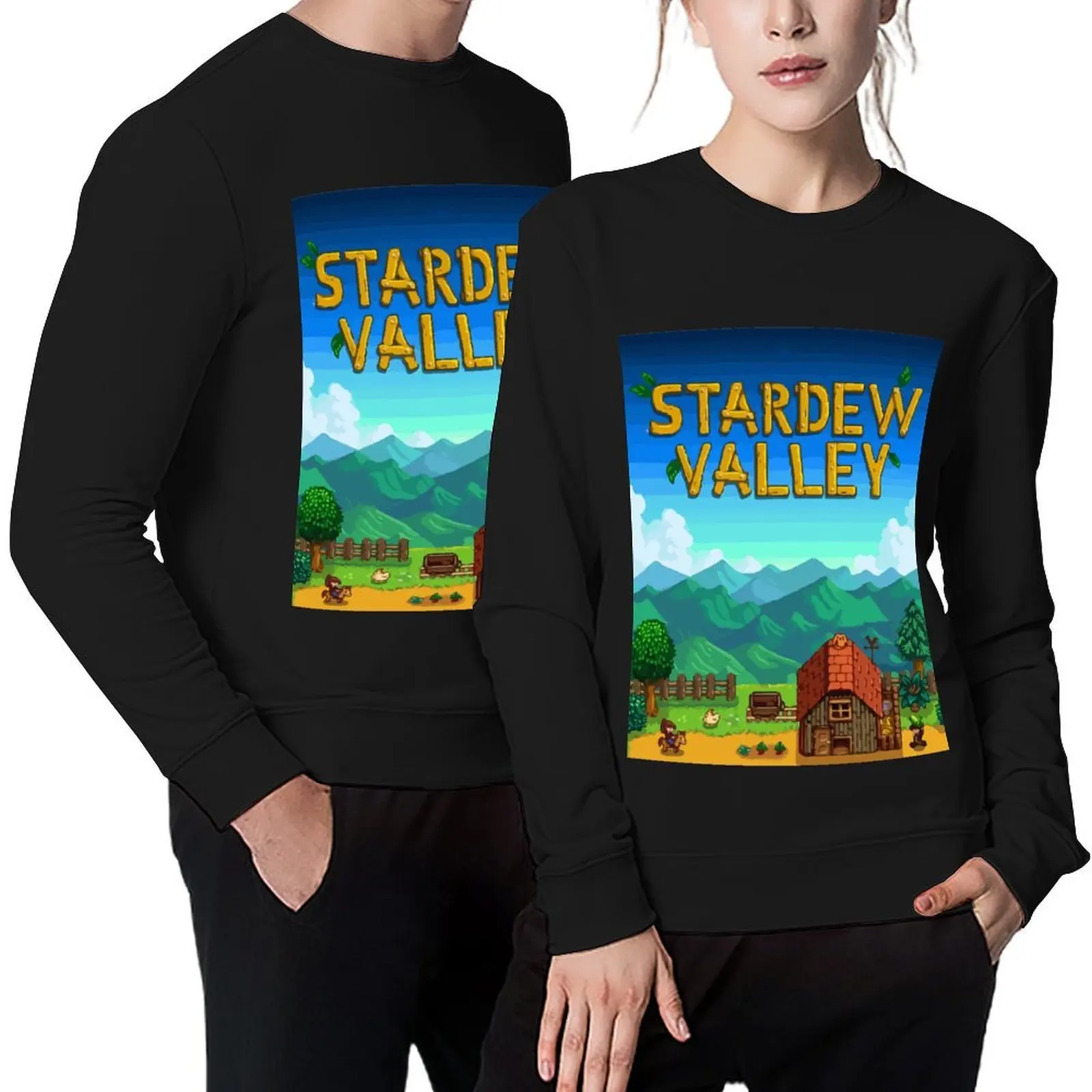 

Stardew Valley Vector Art Pullover men's clothes korean autumn clothes autumn clothes men oversize sweatshirt