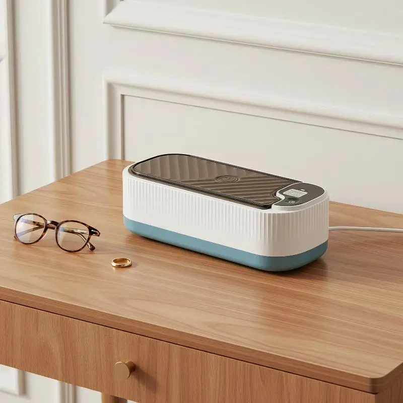 Eyewear Cleaning Machine High-frequency Vibration Multi-functional Portable for Home Office Travel Glasses Care