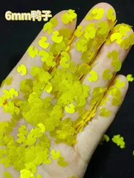 20ML/JarYellow Duck Glitter Sequins for Resin Jewelry DIY Making Art Craft Nail Makeup Decoration Accessories Festival Party