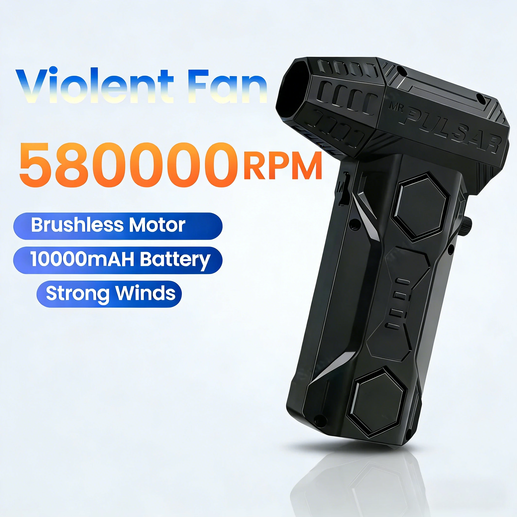 

X11 650000RPM Super Powerful Air Blower Compressed Air Duster Vacuum Jet Fan with Power Display for Car & Home Use