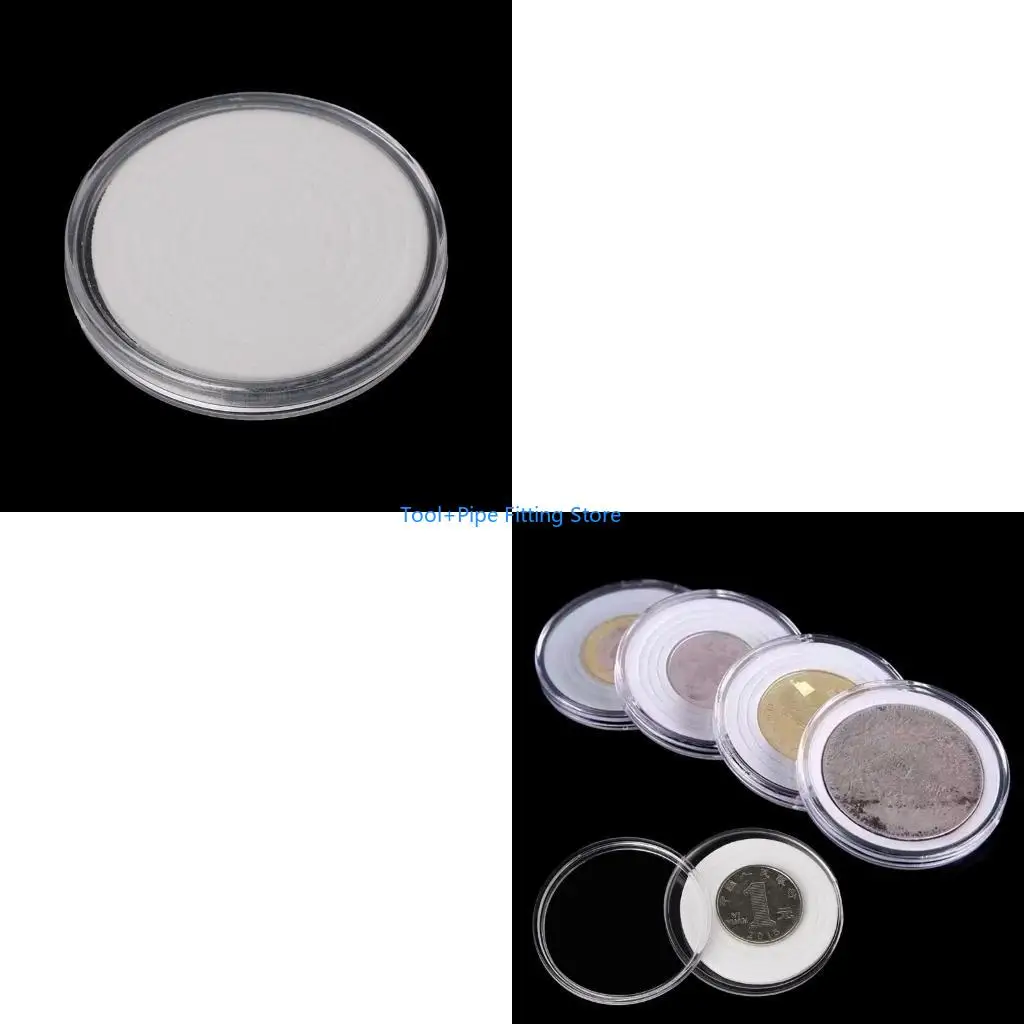 F92B Caixa armazenamento moedas acrílico F92B Conjunto diamantes diamante beleza unhas transparentes para