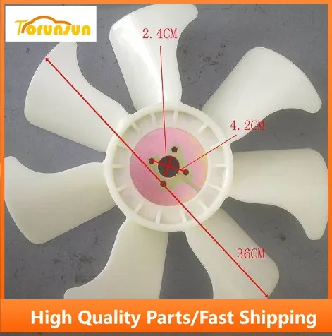 New E5629-74111 Cooling Fan Fits For KIOTI CK DK DS and LK Model Tractors