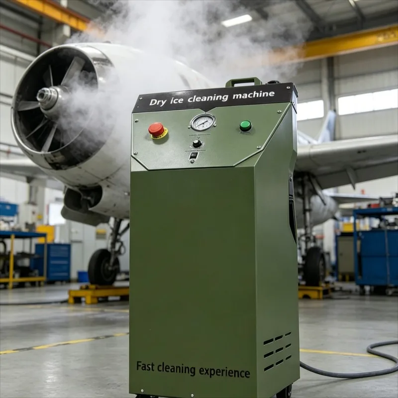 Customized Dry Ice Cleaning Machine for Aircraft Engine Maintenance Carbon Deposit Removal Aviation