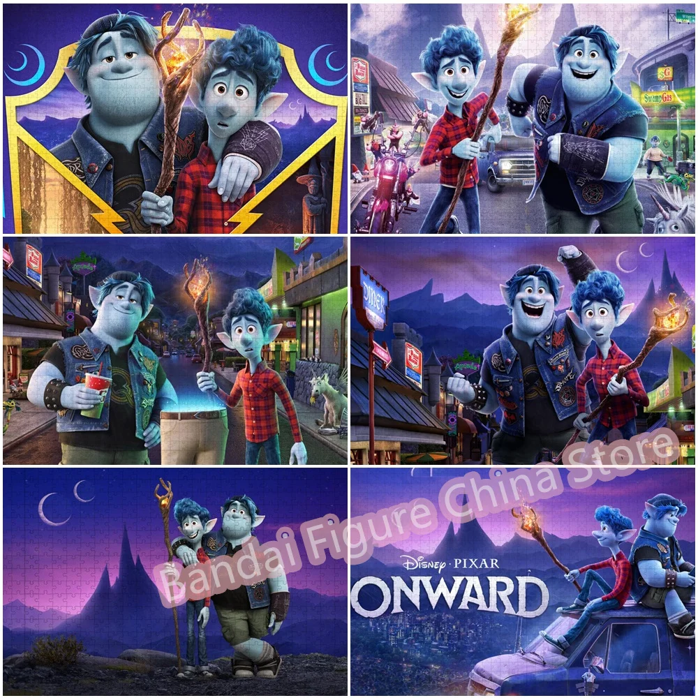 Onward Disney-Puzzles College de films de dessins animés, 300 pièces, 500/1000 pièces, assemblés, jeux pour enfants, jouets pour adultes, cadeaux