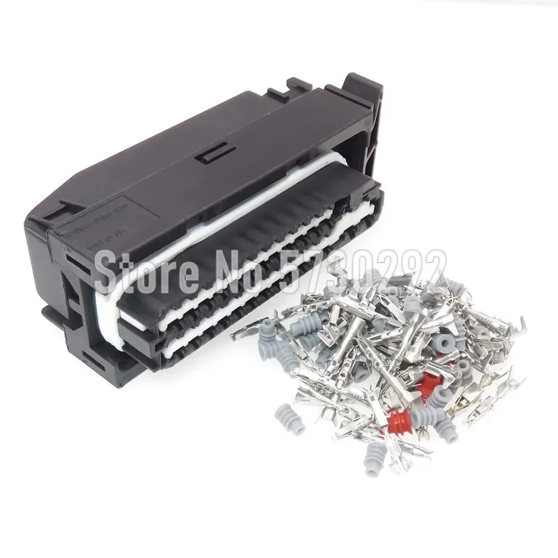 52P 1J0906380B Automobile Computer Welding Plate ECU Plug Control System Socket Wiring Harness For VW Tiguan Audi 09G09D