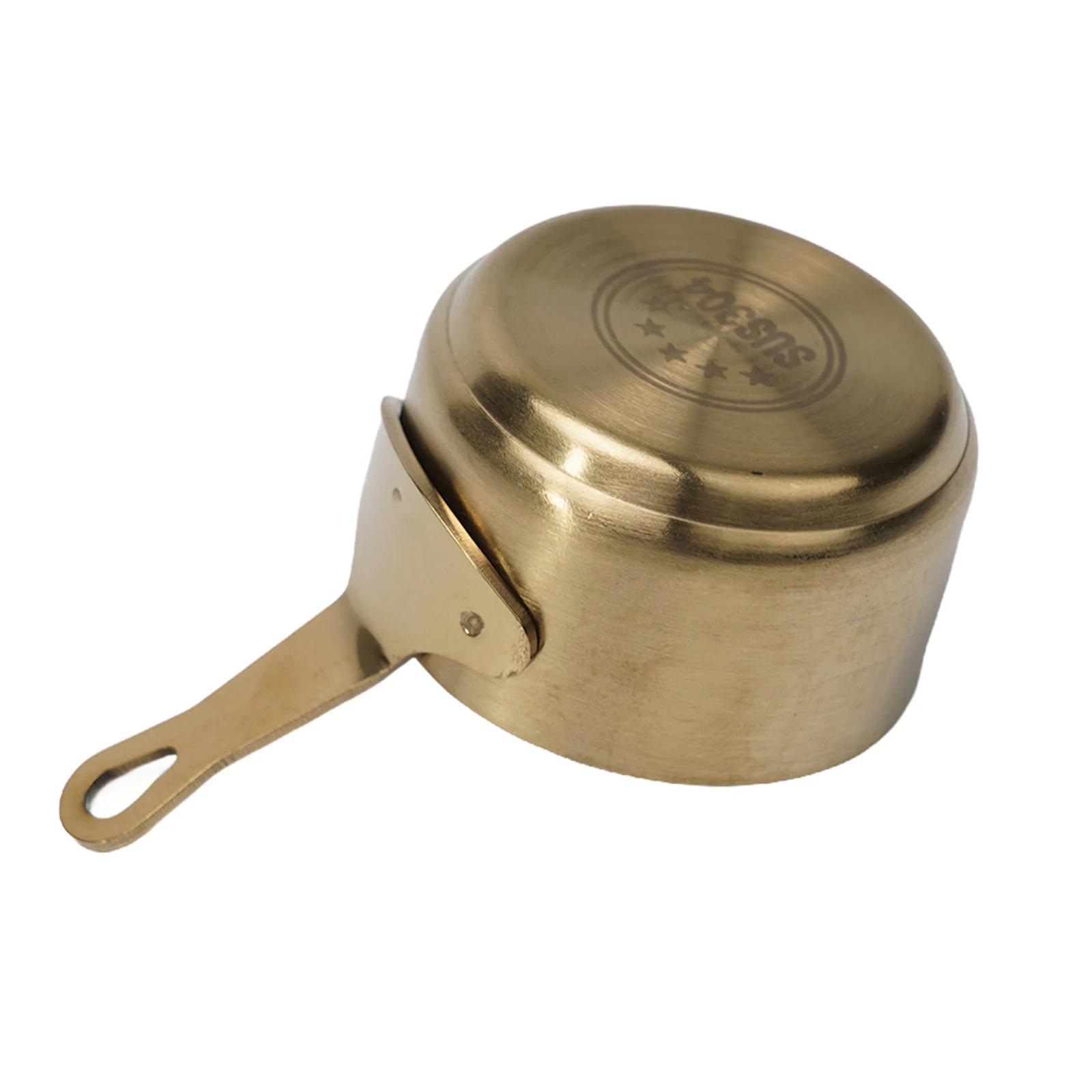 Stockpots Sauce Pan With A Hanging Hole 1pcs 60-100ml Cup Kitchen Long Handle Mini Smooth Edge Stainless Steel