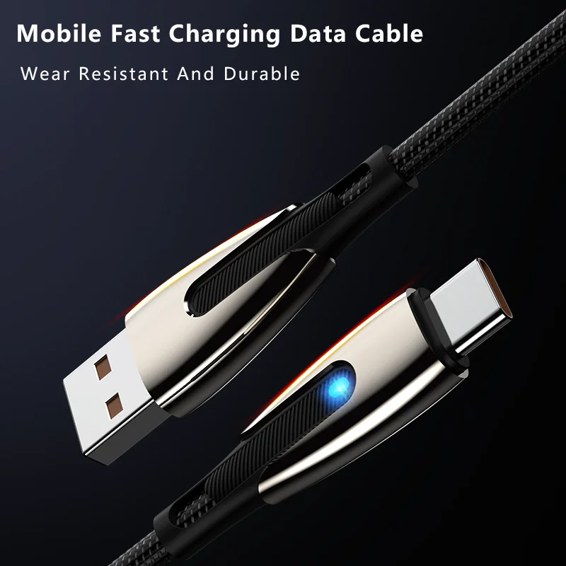 100W Super Fast Charging USB Data Cable 6A Type-C Android Suitable for Huawei  Xiaomi OPPO LeEco Micro Redmi Vivo Charging Cable