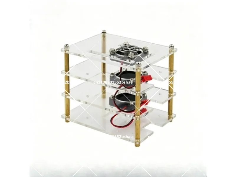 Multi-Layer Acrylic Cluster Case Stackable Shell Enclosure for Pi 4B 3B