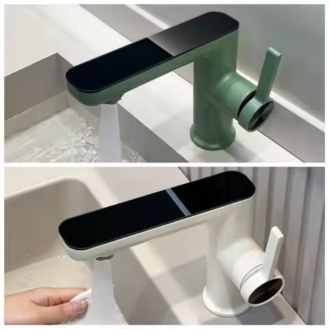 Wholesale And Retail Bathroom Faucets For Sink Two Function Deck Mount Elegant Basin Tap Vanity Vessel Mixer Cold And Hot Water