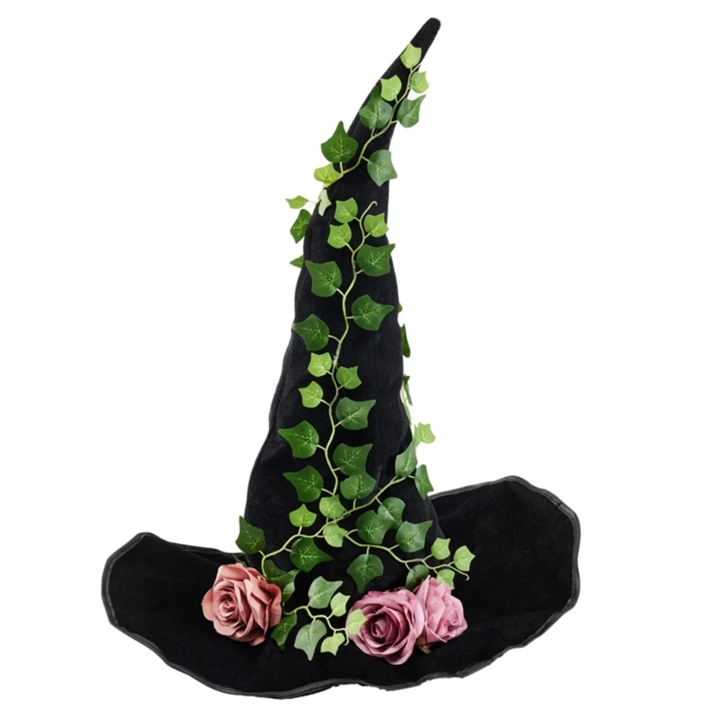 

Halloween Witch Hat for Kids Adults Halloween Party Cosplay Costume Props Spooky Witch Hat for Halloween Party