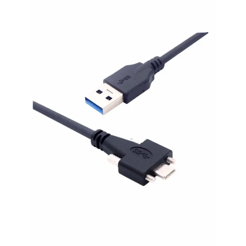 High-speed Type-C Industrial Camera Cable with Twin-screw USB 3.1 To 3.0 Machine Vision Data Cable TCU3-L000