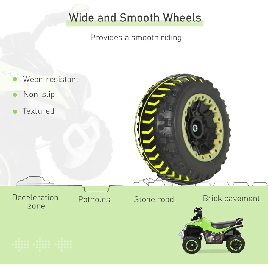 電動ではない子供用乗用玩具、プッシュカー、ライドレーサー、足で押すスライドカー、音楽とライト付き歩行ATVおもちゃ、1.5～3歳向け