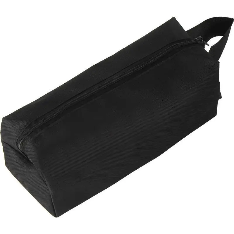 Thick Canvas Hand Tool Bag Waterproof Zipper Pouch For Screwdriver Wrench Drill Bit Small Tools Organizer 1PC