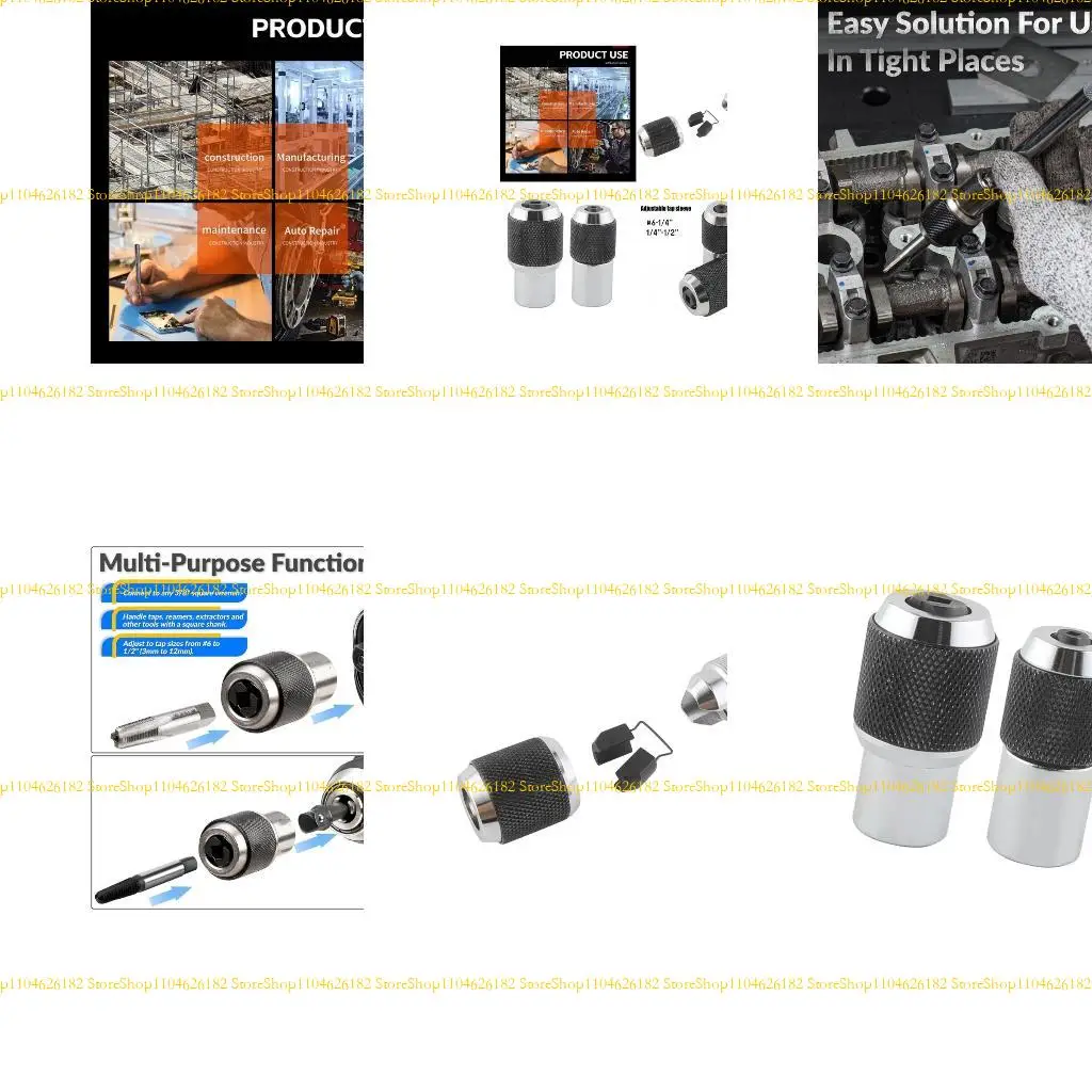 

Q2Q4 2Pieces Precisions 3/8" Drive Adjustable Tap Holder Socket Set for Tight Space