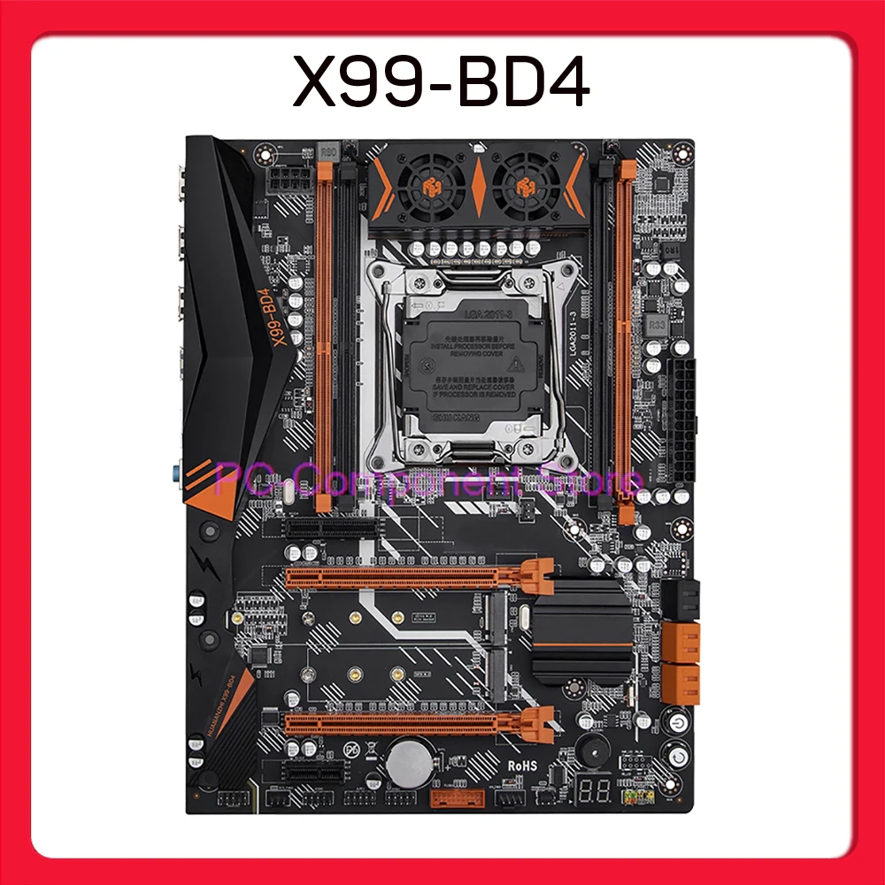 Для HUANANZHI X99-BD4 Серверная Материнская плата Intel X99 LGA 2011-3 4 канала