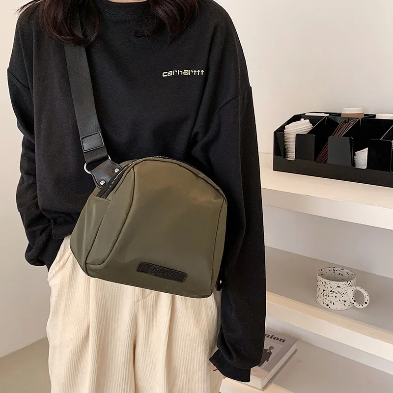 

Women's shell bag 2021 new women's shoulder bag messenger bag women's backpack with simple Oxford cloth bag for men and women