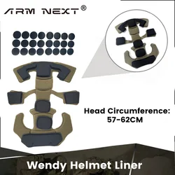 Shockproof Helmet Liner Cushion Tactical Helmet Lining Sponge Mat Pad for Fast Mich Wendy