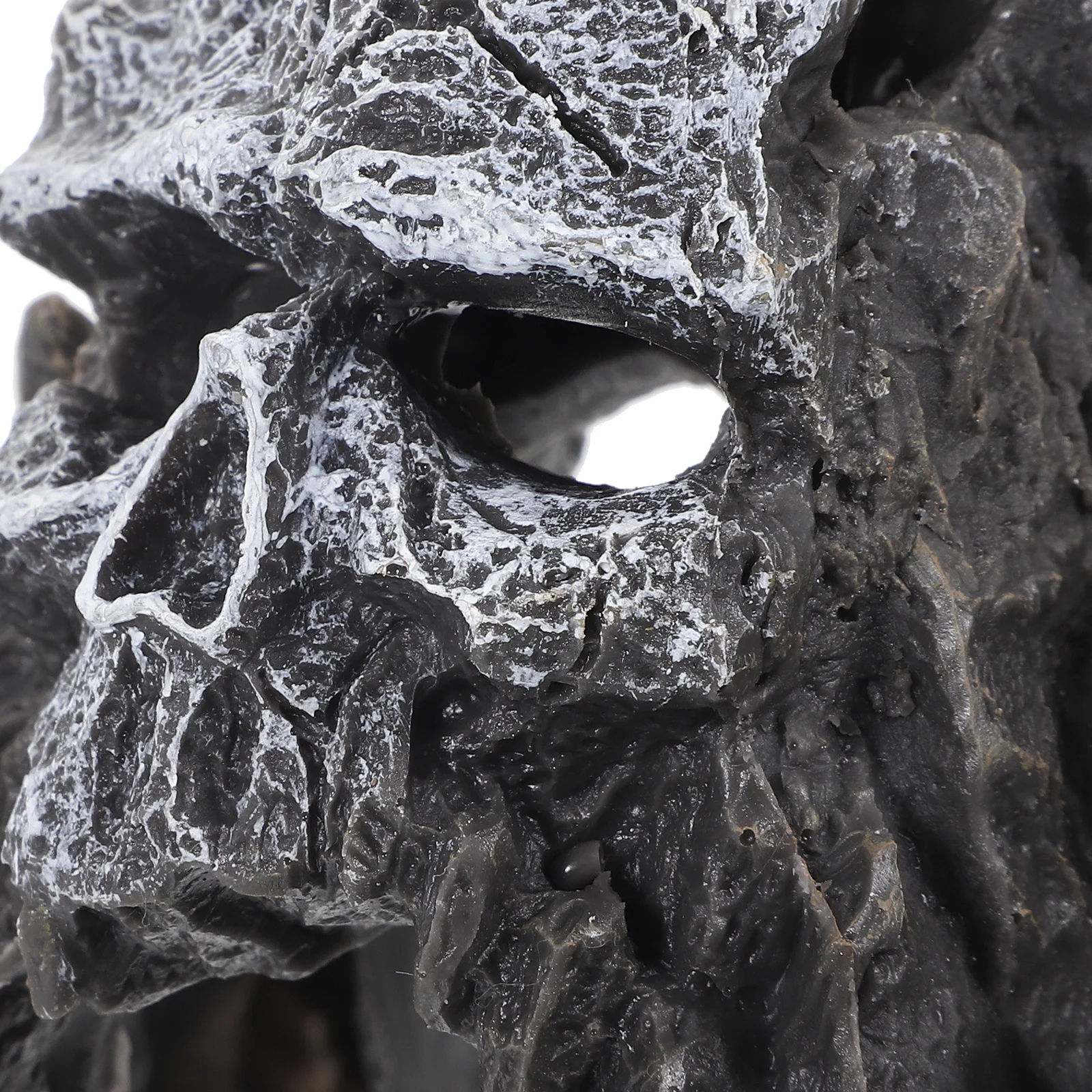 

Skull Cave Aquarium Decoration Resin Fish Tank Hideout Shelter Lifelike Resin Craft for Shrimp Reptile Habitat