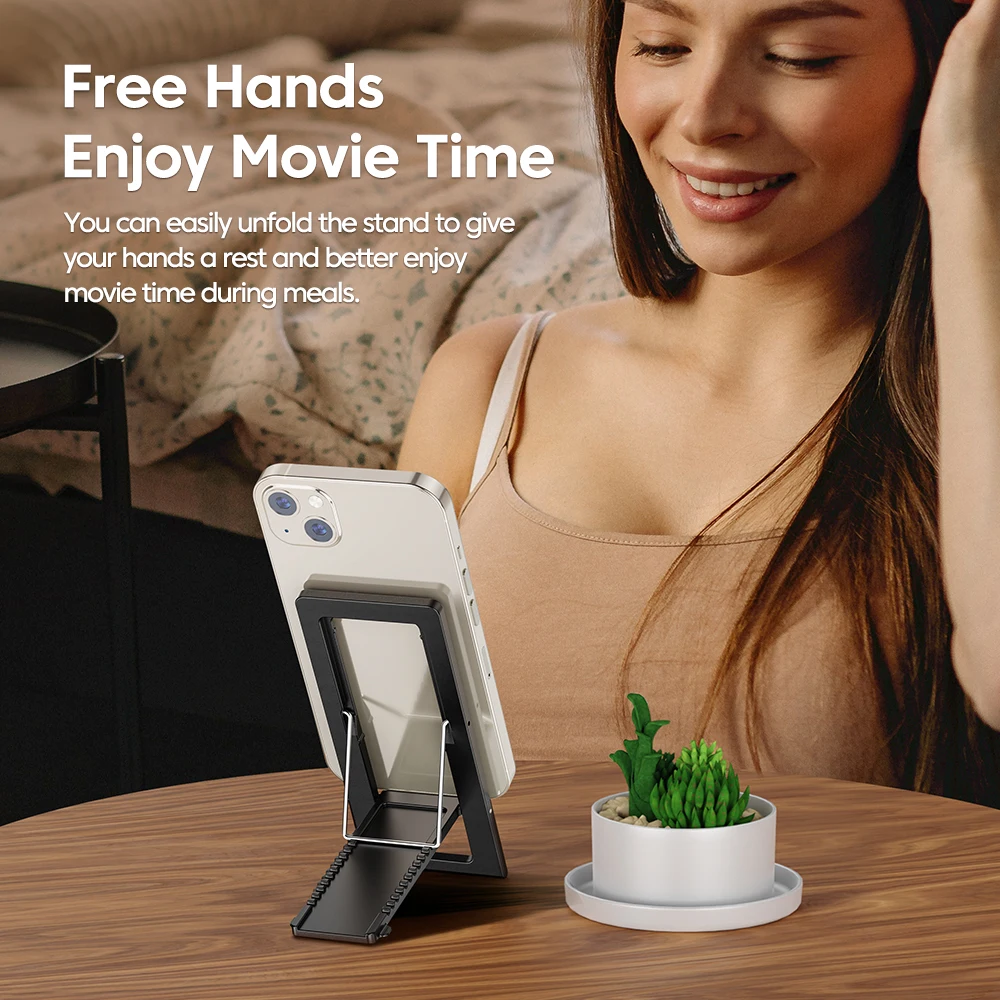 Toocki Portable Phone Holder Stand Folding Mobile Support for iPhone Samsung Xiaomi Huawei Realme Desktop Phone Holder Bracket