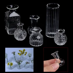 1:12 Dollhouse Miniature Flowerpot Vase Glass Basin DIY Furniture Toys For Doll House Decor Mini Accessories