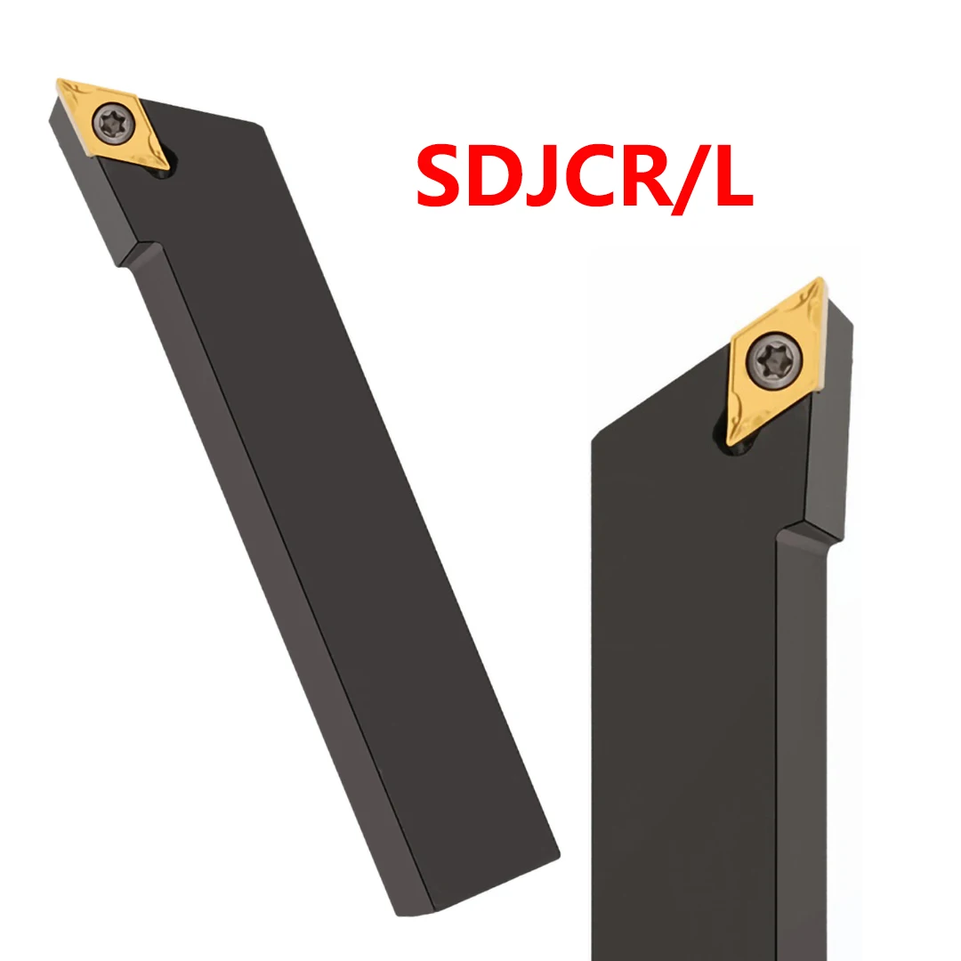 

OYYU SDJCR SDJCL 10mm 12mm 16mm External Tool Holder for DCMT 070204 11T304 Inserts CNC токарный инструмент