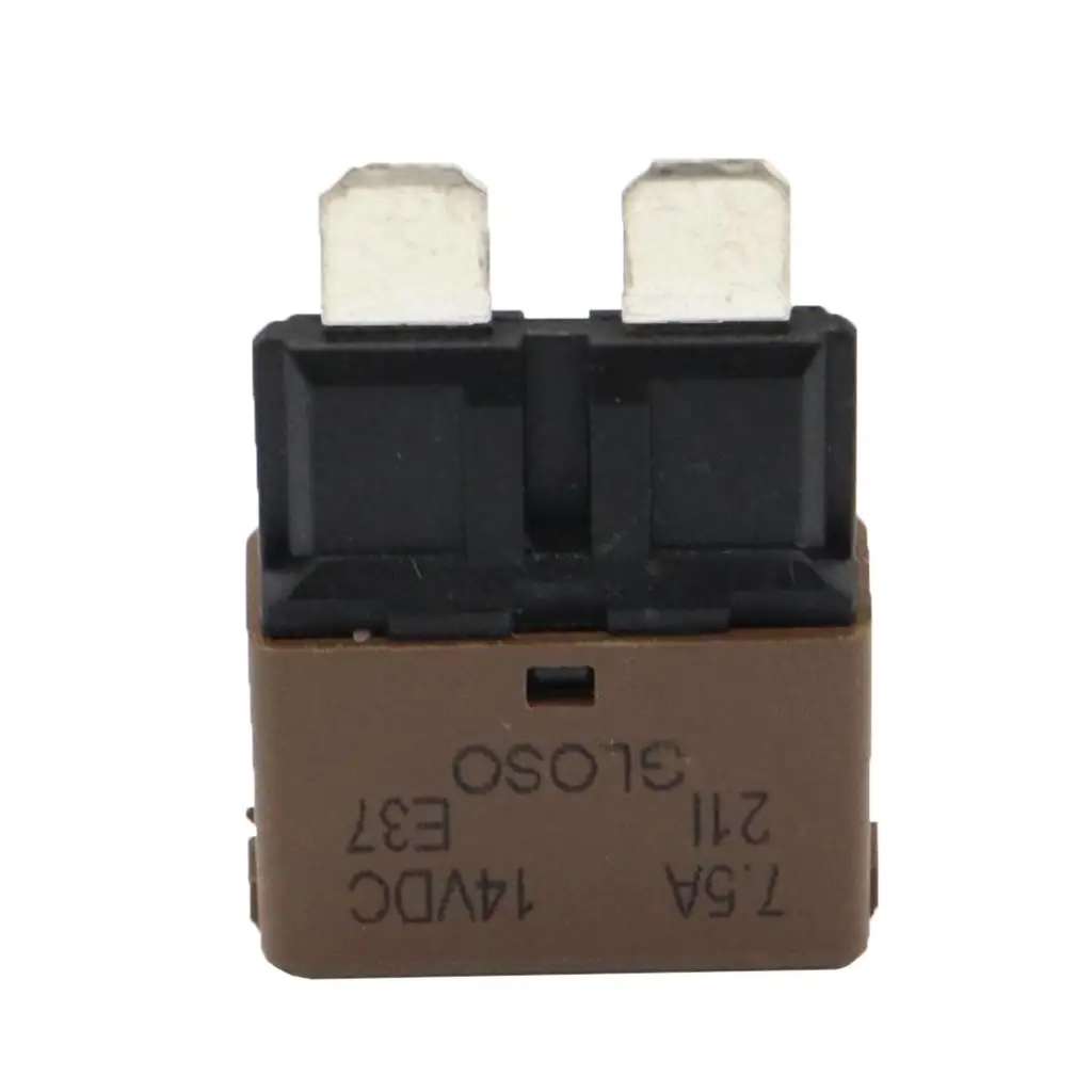 

Standard Fuse Circuit Breaker Resettable Overload Protector for Car Motorcycle RV Boat Fuse Block Safety