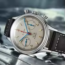 Men's watches 1963 pilot automatic watch 42mm waterproof retro quartz chronograph vintage dress watch - Image 2