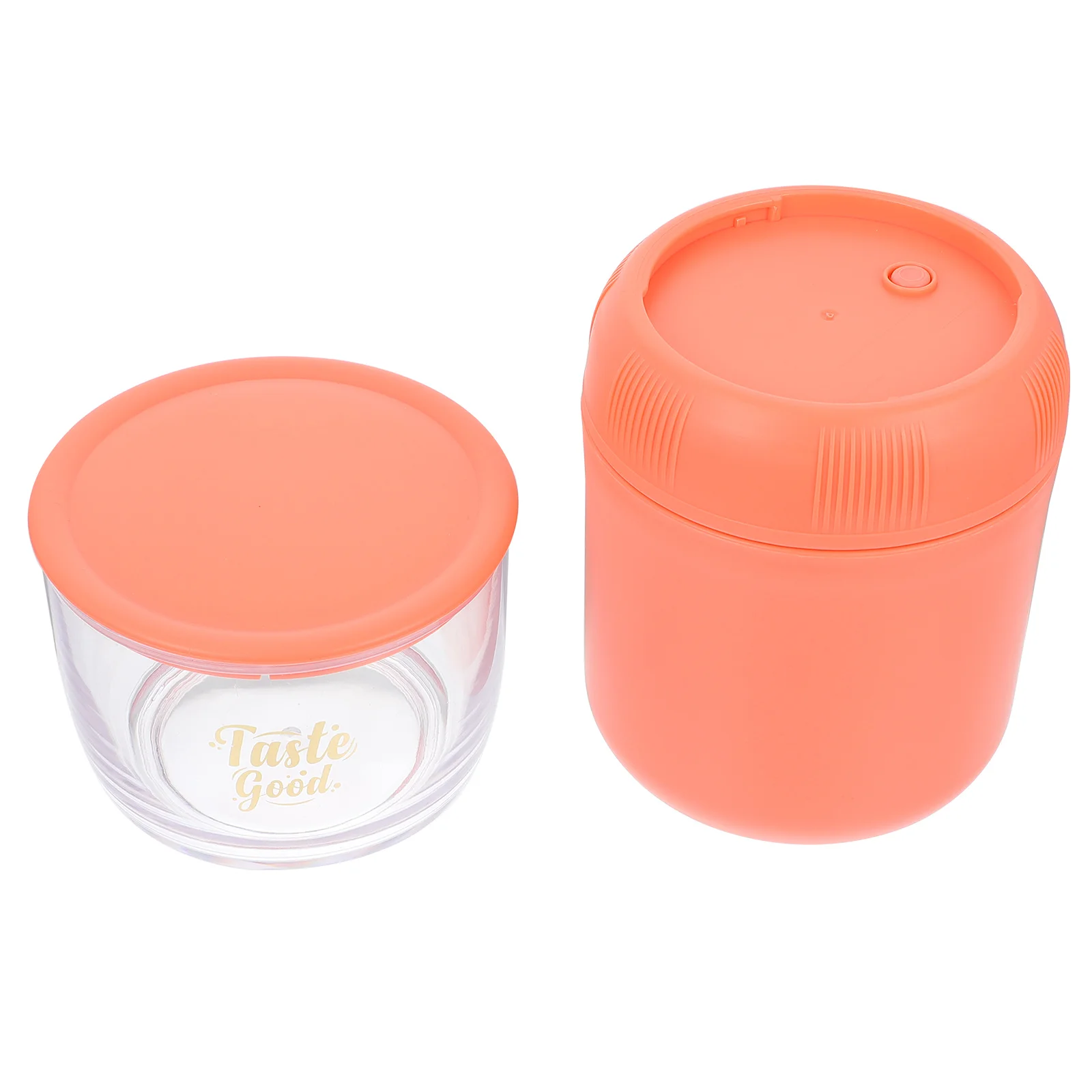 

Food Containers with Lids Breakfast Cup Milk Complementary Children Lunch Kids Tableware Pink