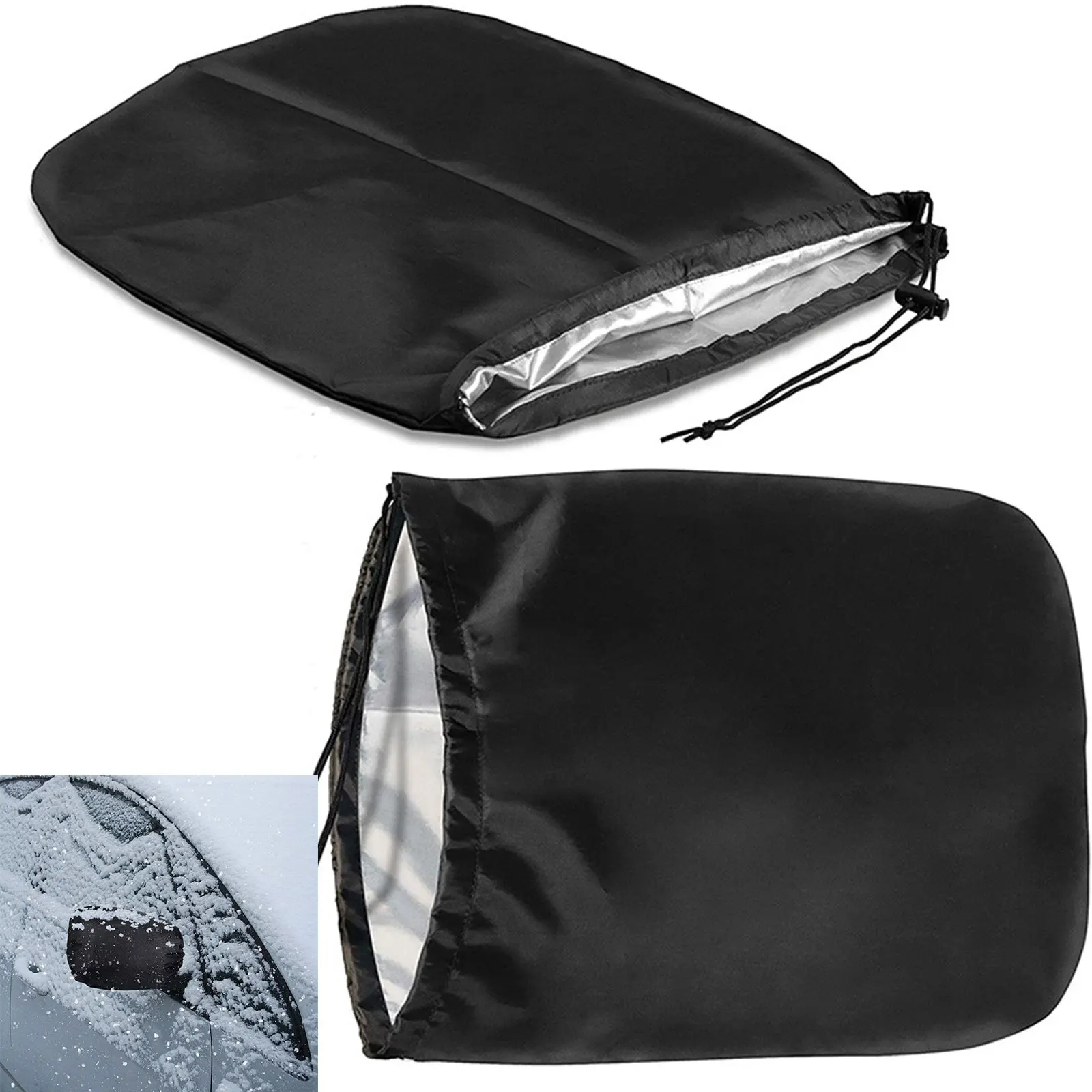 1 Pair Car Rearview Mirror Protective Cover Universal Waterproof Winter Snow Ice Shield Automobile Accessorie Car Mirror Cover