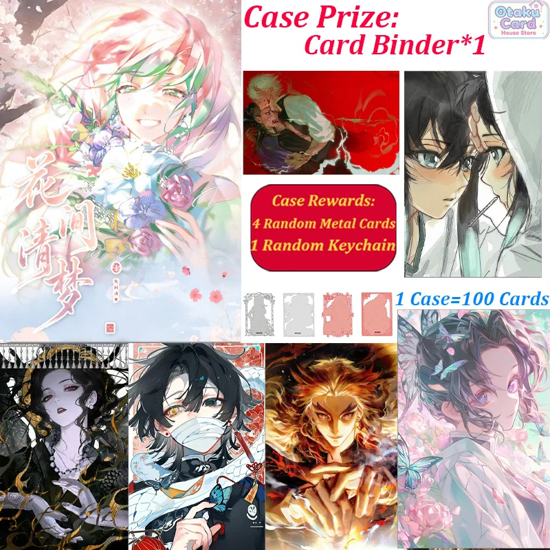 Demon Slayer Cards Kimetsu No Yaiba Premium Canvas Craft Cards Anime Collectible Trading Cards Character Art Collection Set Gift