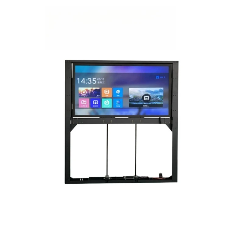 Full-partition lift-up TV, RV entertainment in-car display