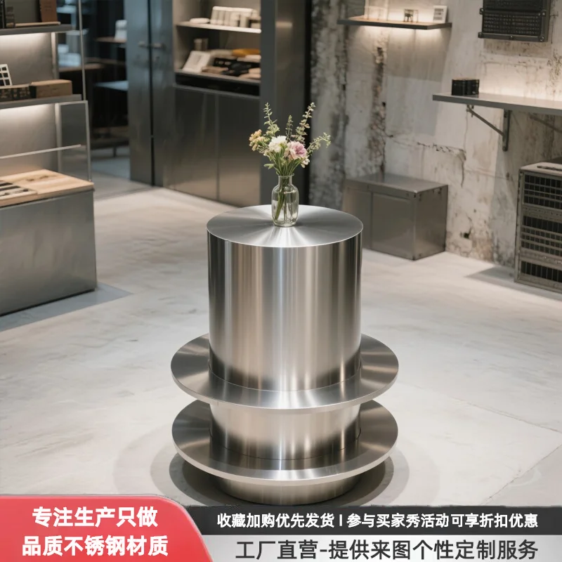 XL Exhibition Hall Product Display Stand Clothing Store Window Decoration Stainless Steel Display Stand