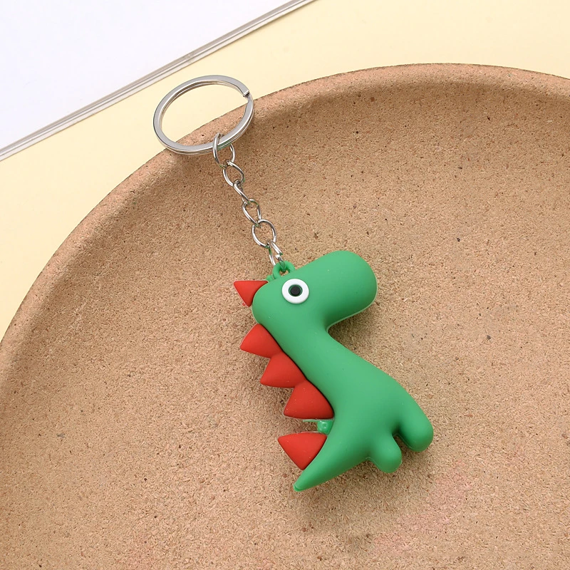 1PC Key Chain Creative Animal Cartoon Key Ring Dinosaur Key Holders Fit Women Men Child Car Keys Bag Accessories Gifts