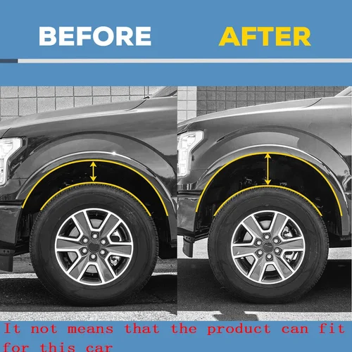 Imagen 2 del producto Kit de elevación de nivelación frontal de carreras de 0,5 pulgadas-2,5 pulgadas para Chevy Silverado 2007-2017 GMC Sierra GM 1500