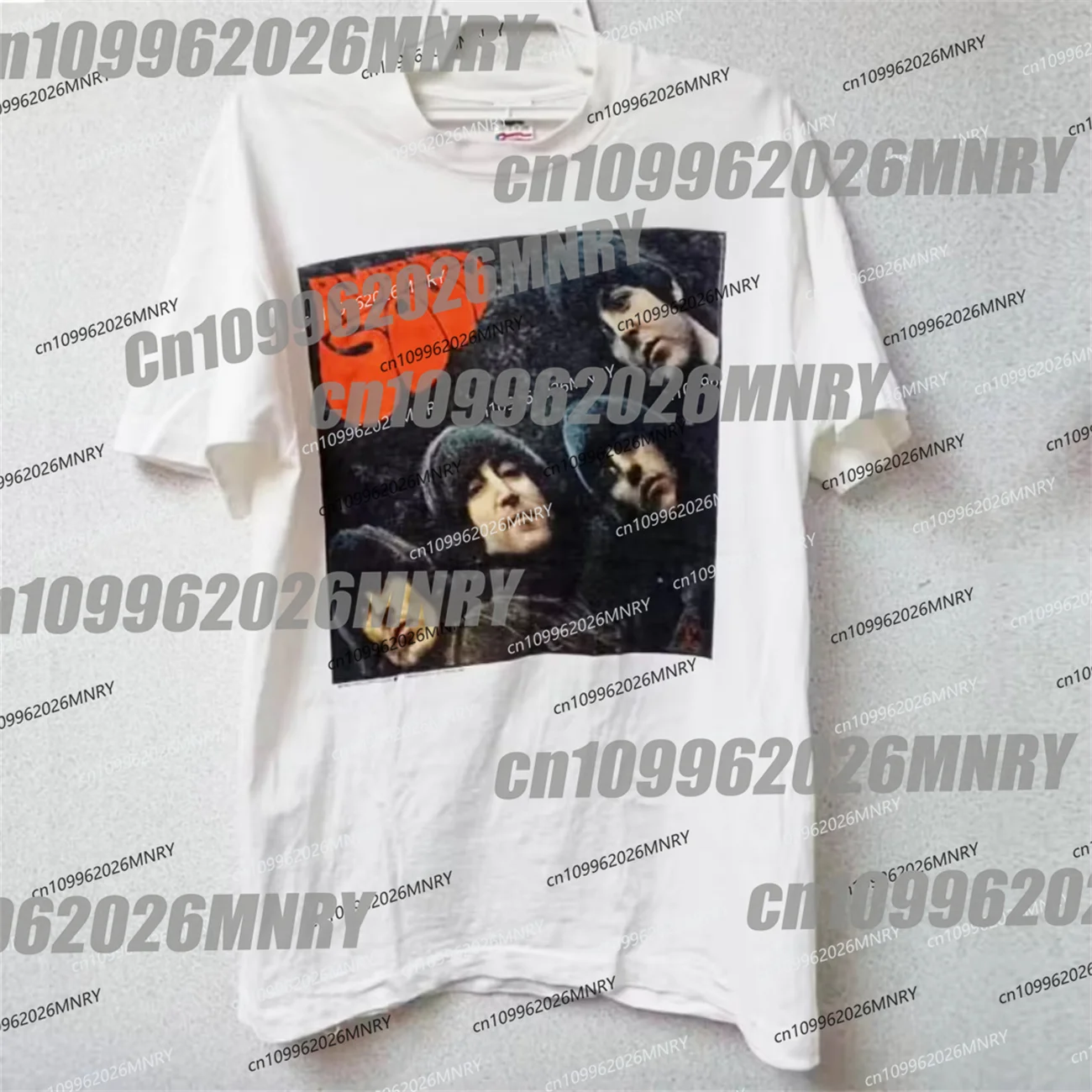 The Beatles vintage rock American retro T-shirt Spring Moto Sports Pure cotton Men's T-Shirt Kid's Clothing Tee Y2k Woman