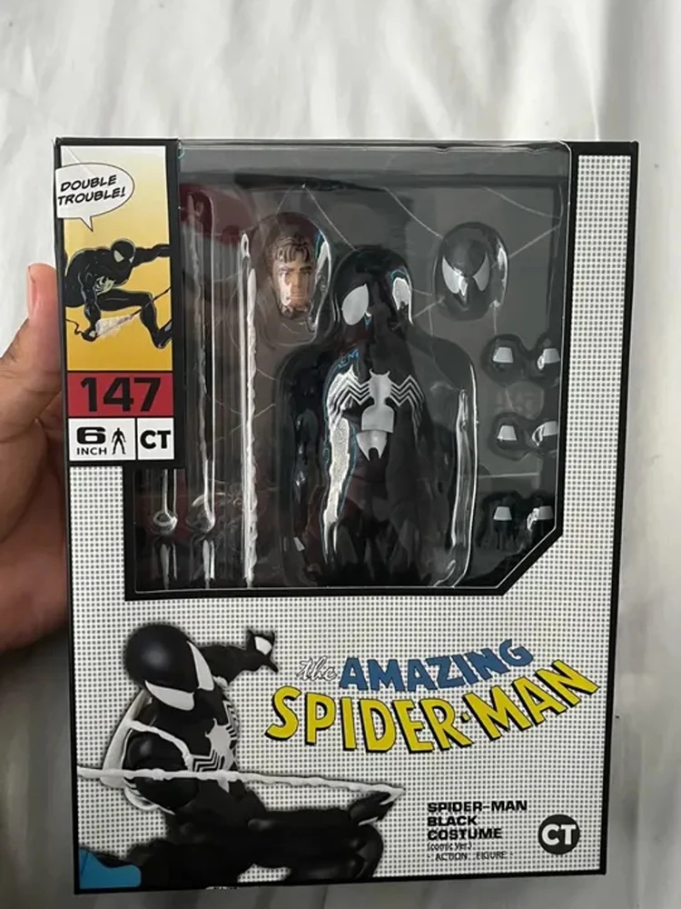 Ct 1/12 Anime The Amazing Spider-man Mafex 147 S.h.figuarts Spider Man Venom Symbiotic Action Figure 6