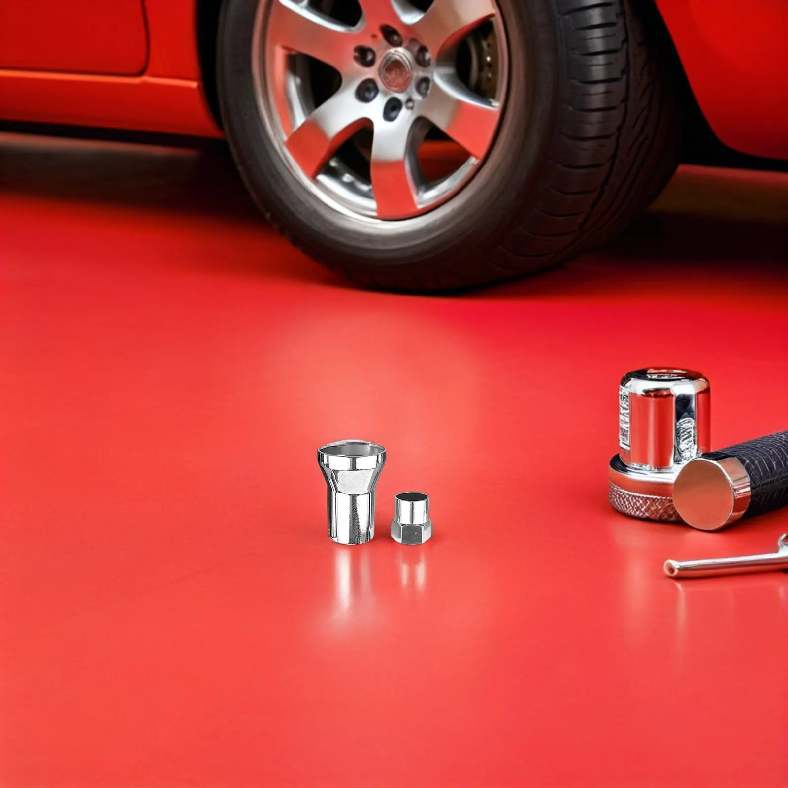 4 Juegos de Tapas y Fundas de Válvula de Neumático TPMS de Aleación de Aluminio para Automóviles y Camiones, Ajuste Universal, a Prueba de Fugas, Resistentes al Calor y al Frío, Cromadas