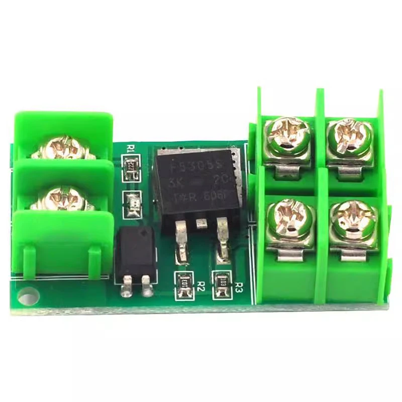 Electronic switch control board, pulse triggered switch module, DC controlled MOSFET optocoupler