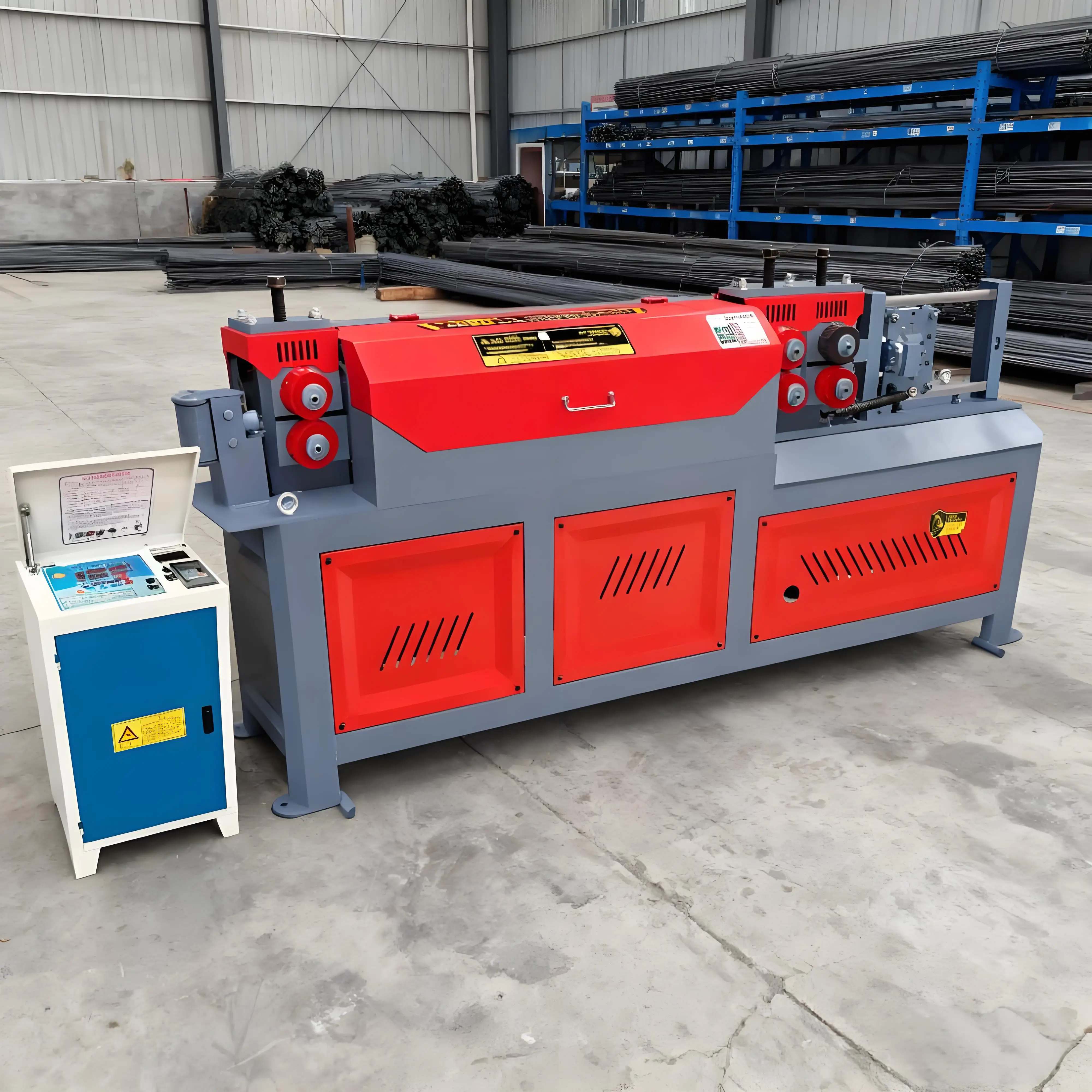 

Электрический станок для выпрямления и резки круглых прутков 0-85 мм, 11 кВт, с сертификатом CE