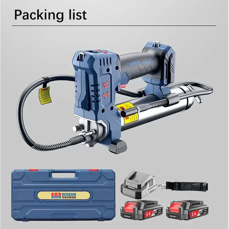 Dongcheng High Quality 20V Cordless Grease Industrial & DIY Grade Electric Power Tool with Battery Source
