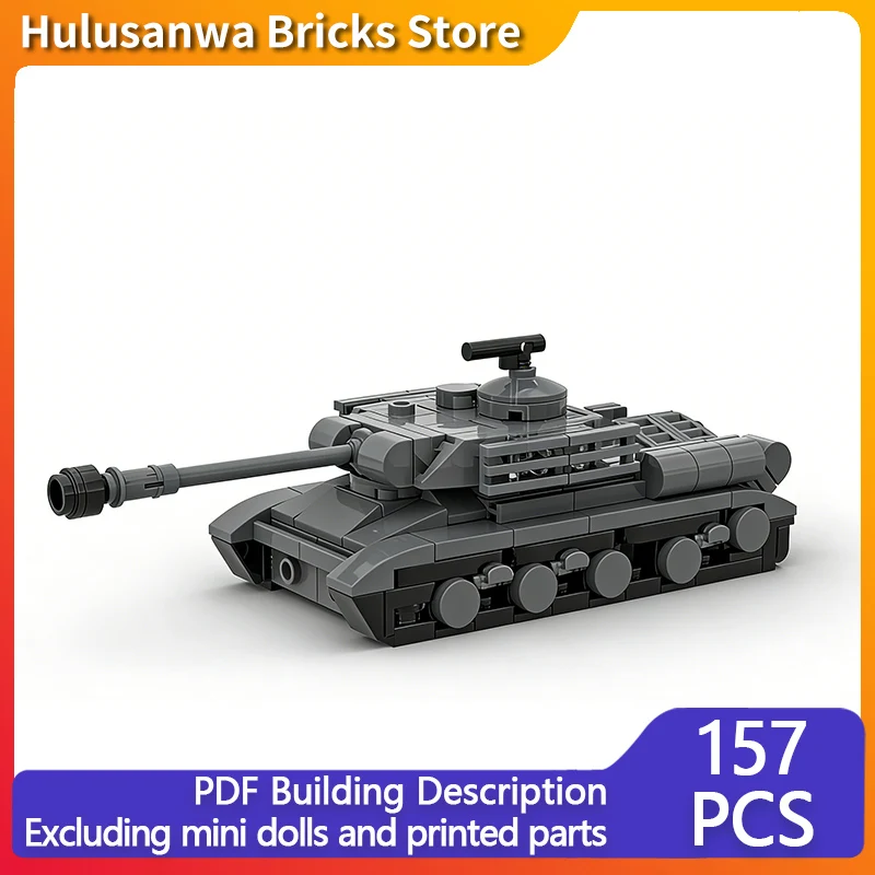 

IS-2 Military Heavy Tanks Model MOC Building Bricks War Equipment Modular Technology Gifts Holiday Assemble Children Toys Suit