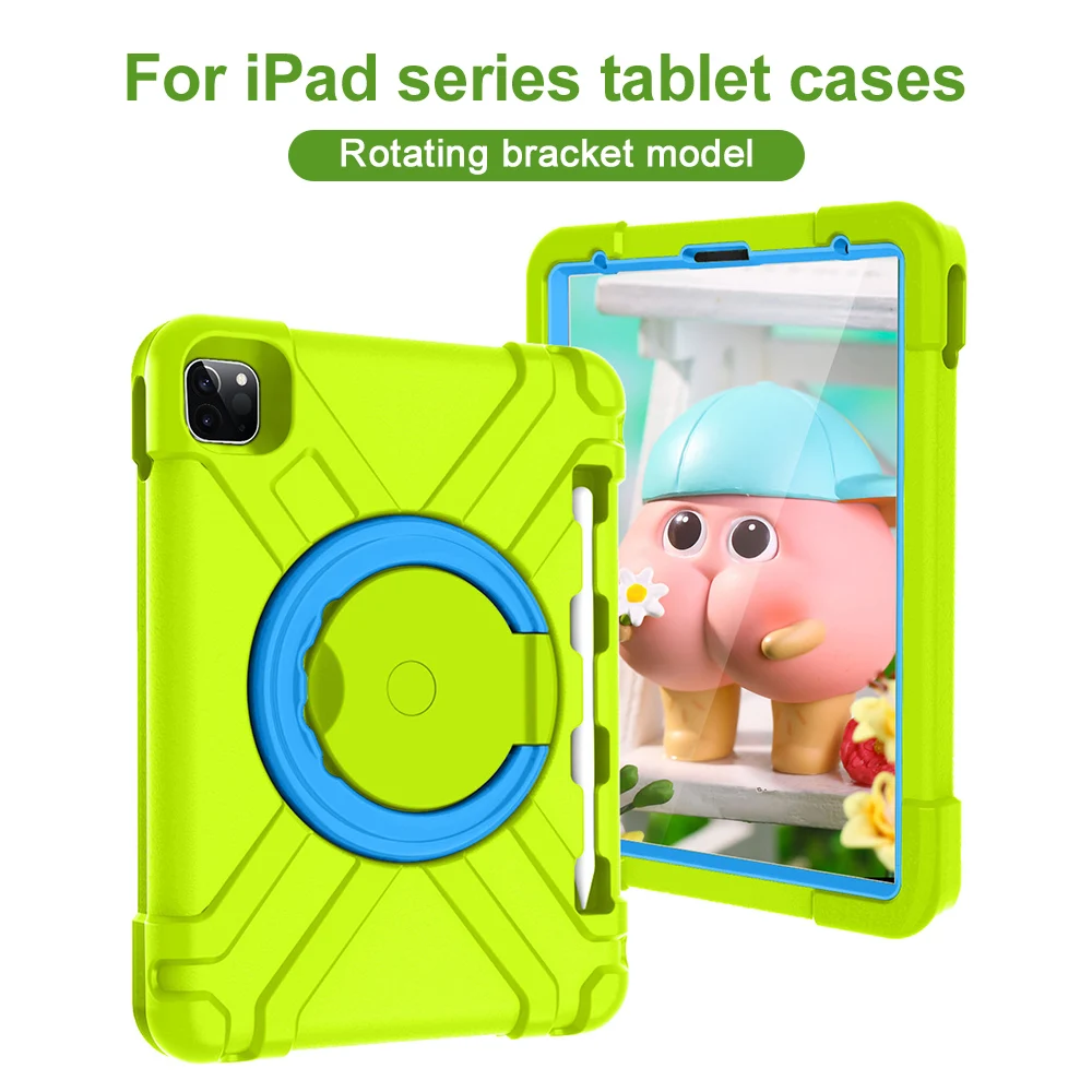 360° Rotating Ring Stand Case For Apple iPad 11th 10th Gen Pro 11 Air 5 4 3 2 1 10.9 10.5 9.7 inches Shockproof Tablet Cover