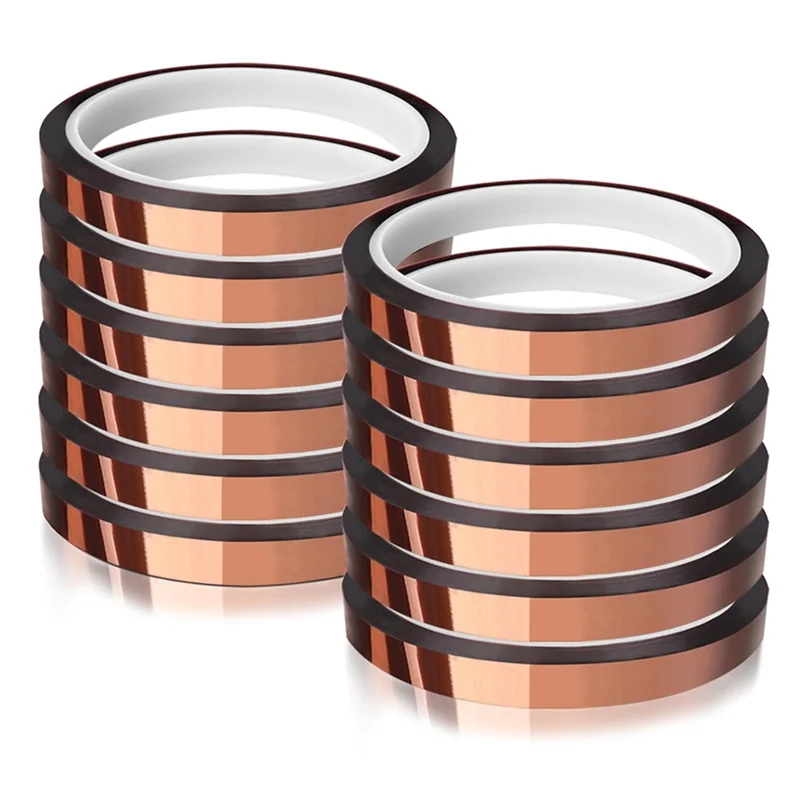 

CYCLI-Тепловая лента для сублимационной передачи, термостойкая, клейкая лента для переноса, термобелье, без остатков, 12 рулонов 10 мм x 33 м (108 футов)