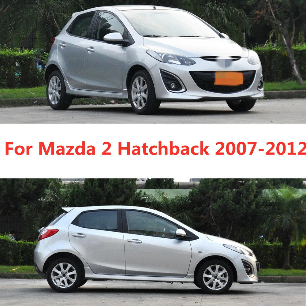 For Mazda 2 2007 2008 2009 2010 2011 2012 Sedan Hatchback Window Visor Deflector Windshield for Rain Sun Guard Awning Shelter