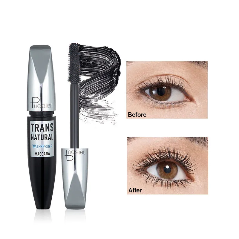 3D 4D Curling Volumising Lengthening Mascara Waterproof Smudge Proof Vegan Thickening False Lash Long Lasting Eye Cosmetics